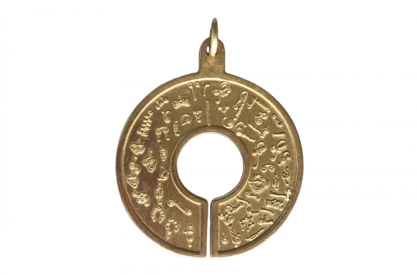 BioSignature Pendant in Yellow Bronze – BioGeometry Europe