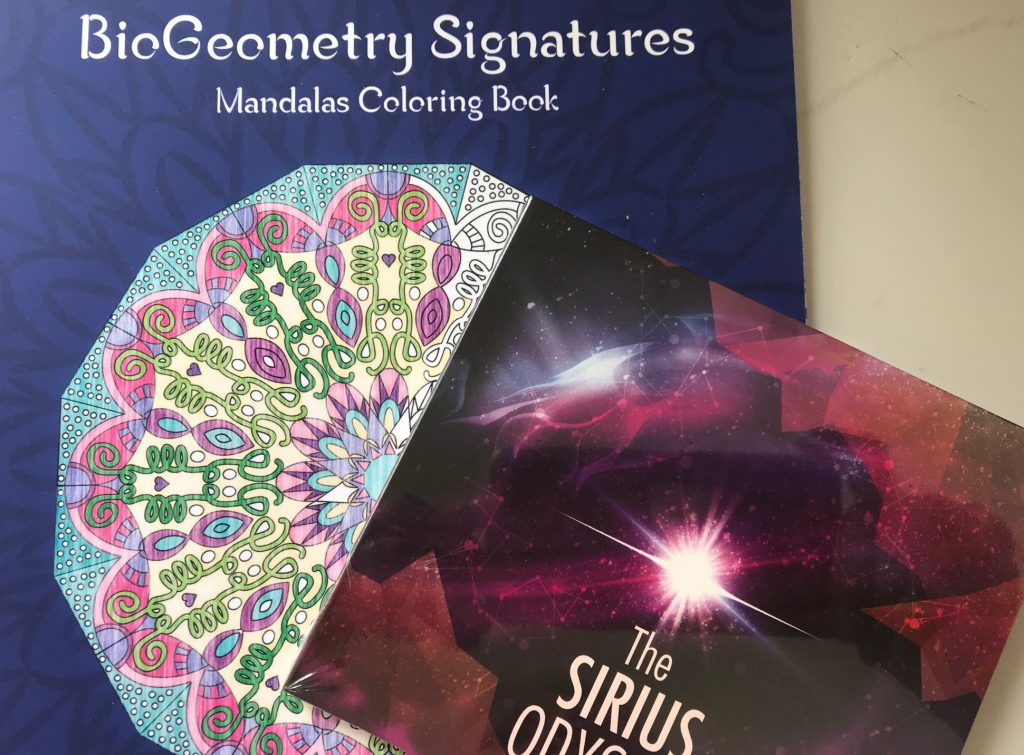 Mandalas Coloring Book + The Sirius Odyssey CD BioGeometry Europe